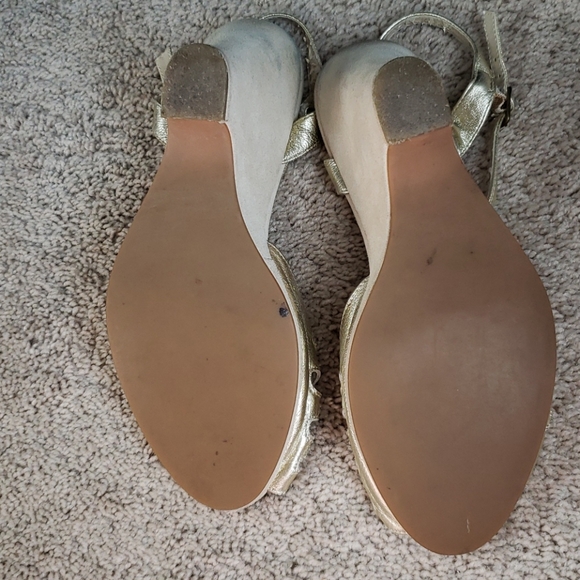 Steve Madden T strap wedge sandals size 8.5 - Picture 5 of 7